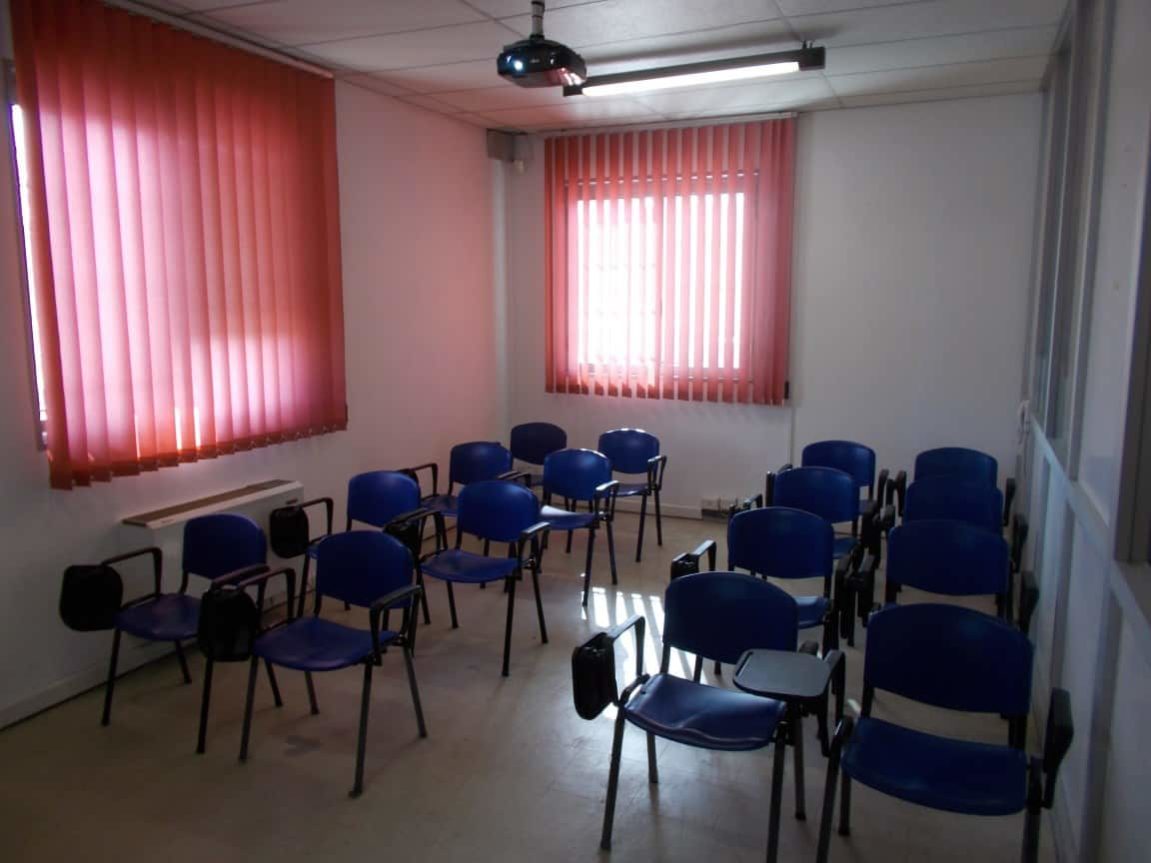 aula dei corsi teorici per ottenere il patentino del muletto sede di parma